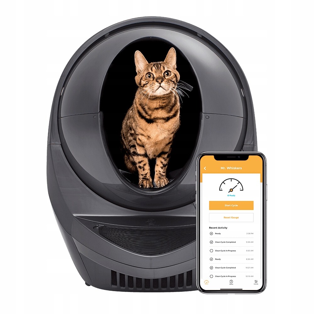 Outlet Automatická toaleta pro kočky, samočistící kočičí toaleta Litter Robot III