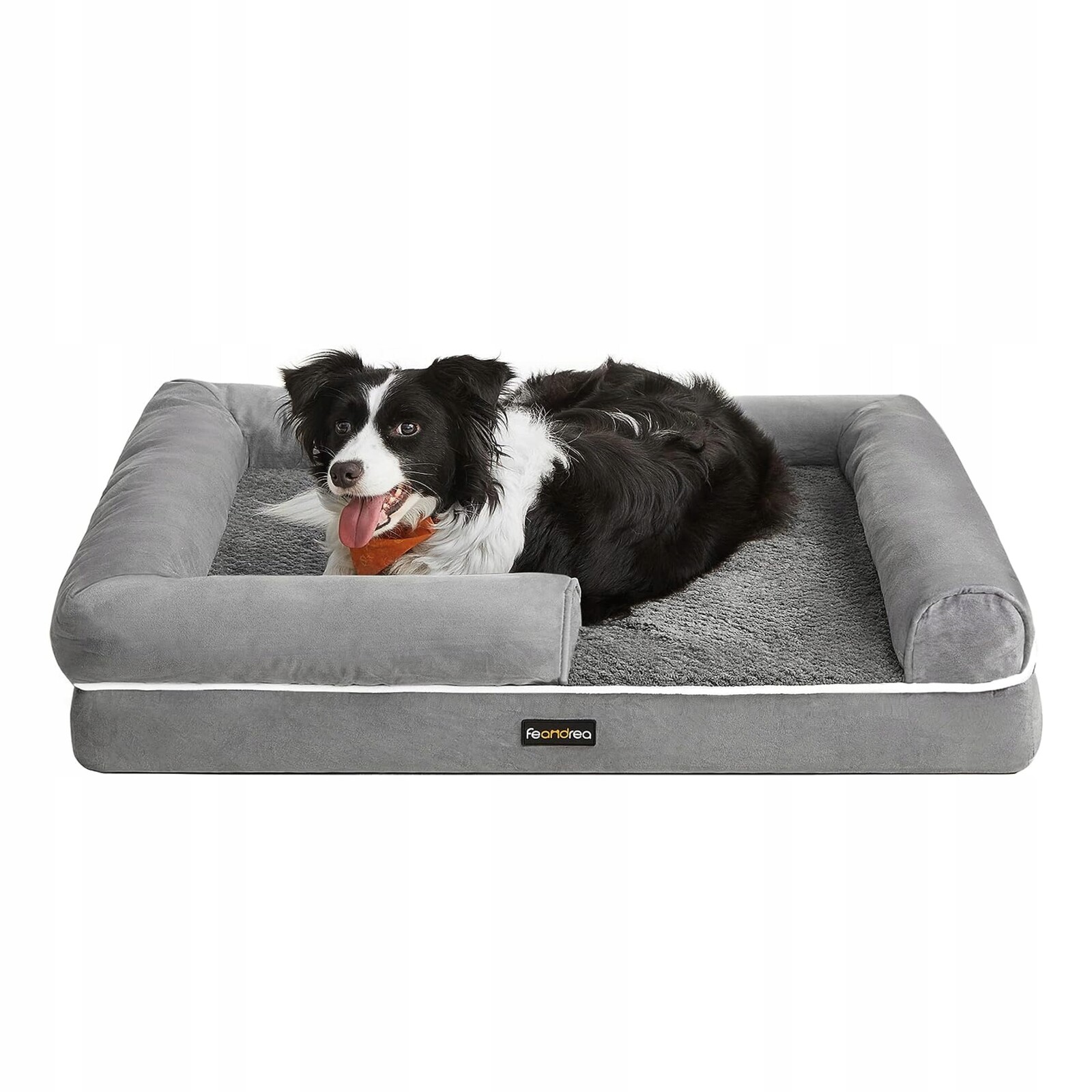 Ortopedický pelíšek pro psy Feandrea šedý 91 cm x 70 cm