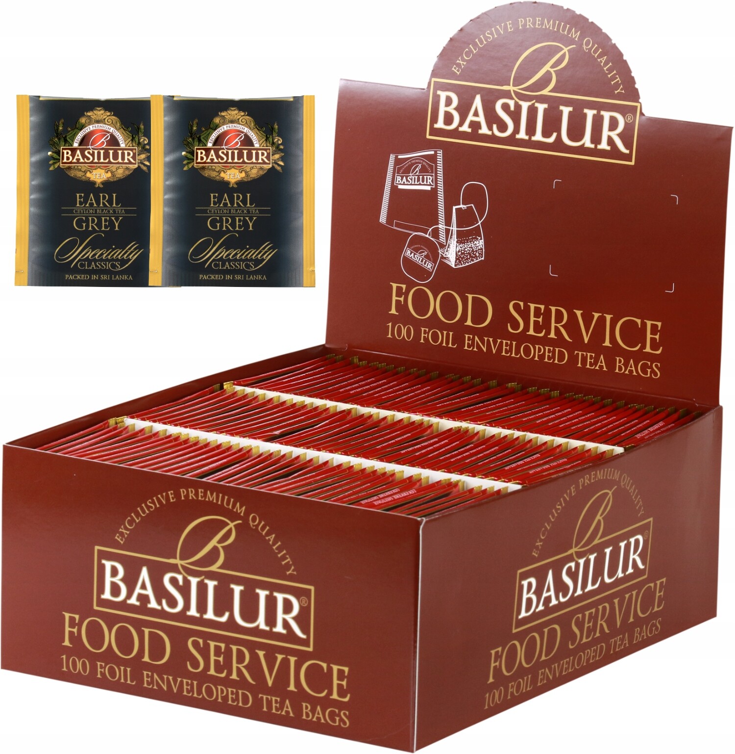 Basilur Earl Grey Ceylonský černý čaj 100 sáčků