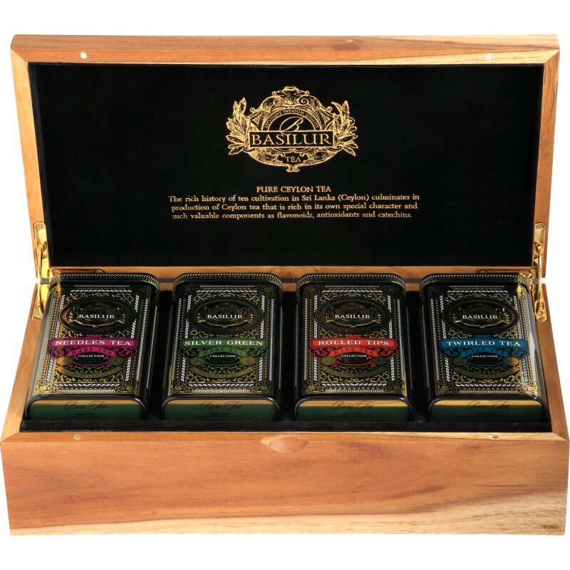 Basilur Rare Tea sada 4 čajů Exkluzivní Dárek Limitovaná plechovka 200 g