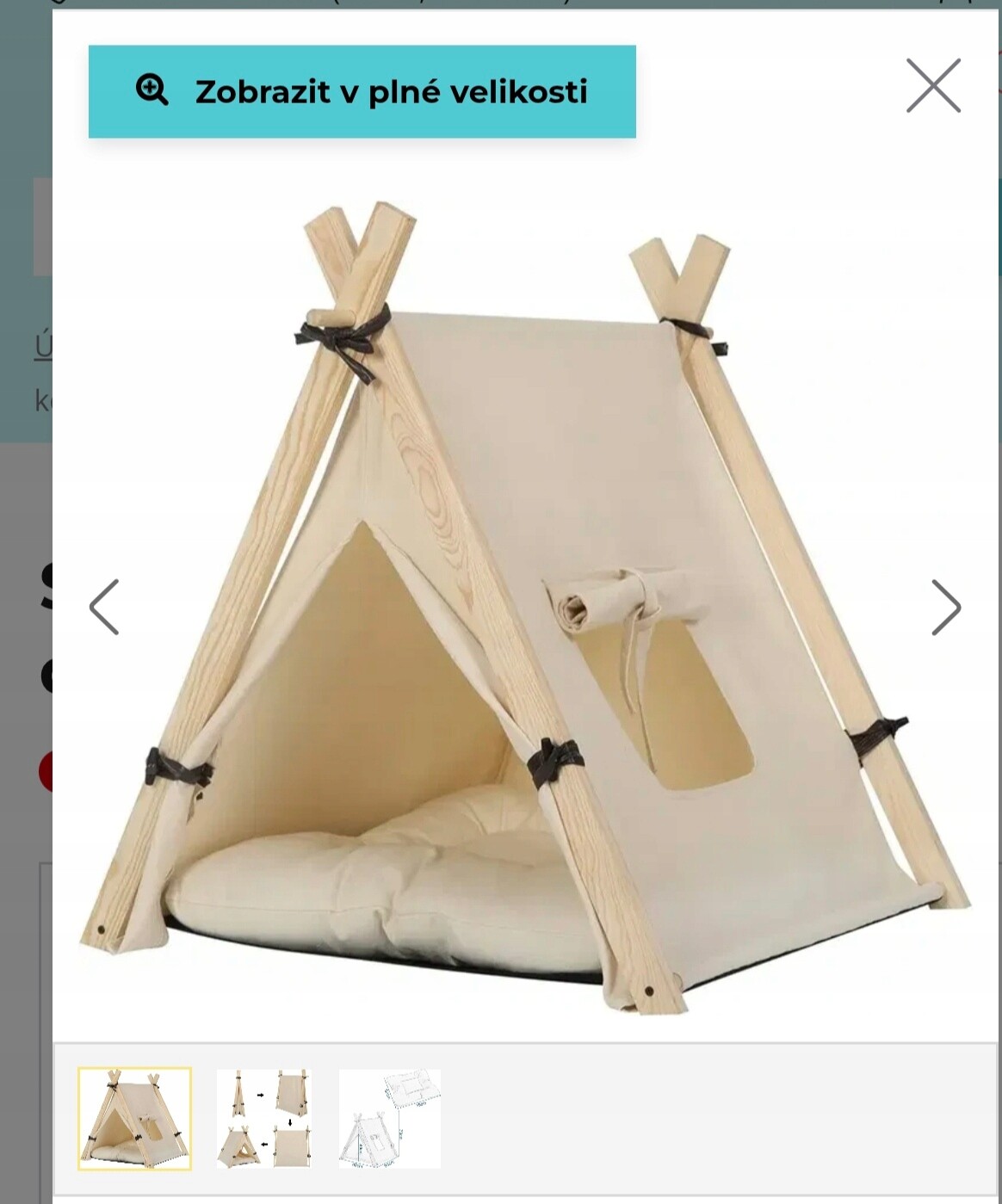 Eugad Budka Pro Psa Bílá 70 cm x 60 cm