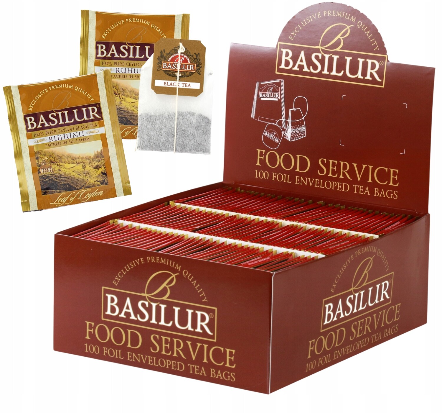 Černý čaj Basilur Ruhunu Z Cejlonu v sáčcích 100 ks Horeca