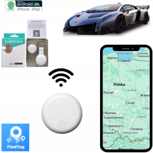 Univerzální Gps Lokátor Pro Auto, Klíče, Zvířata Android iOS