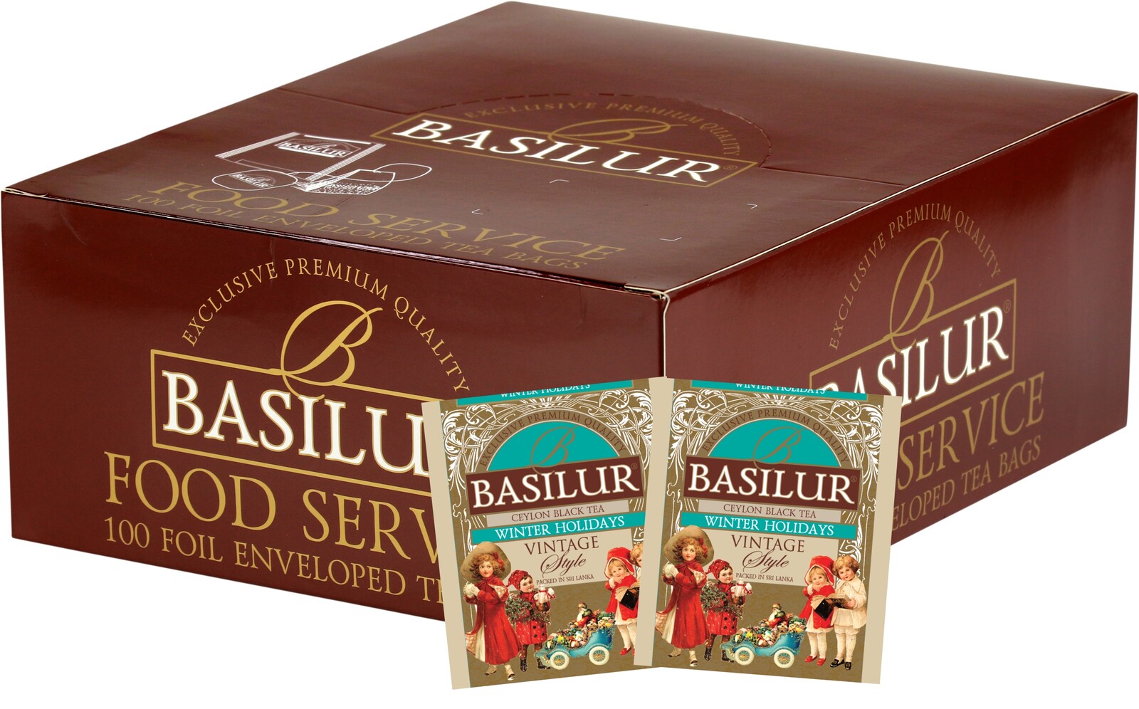 Basilur Zimní Dovolená HoReCa čaj 100 sáčků