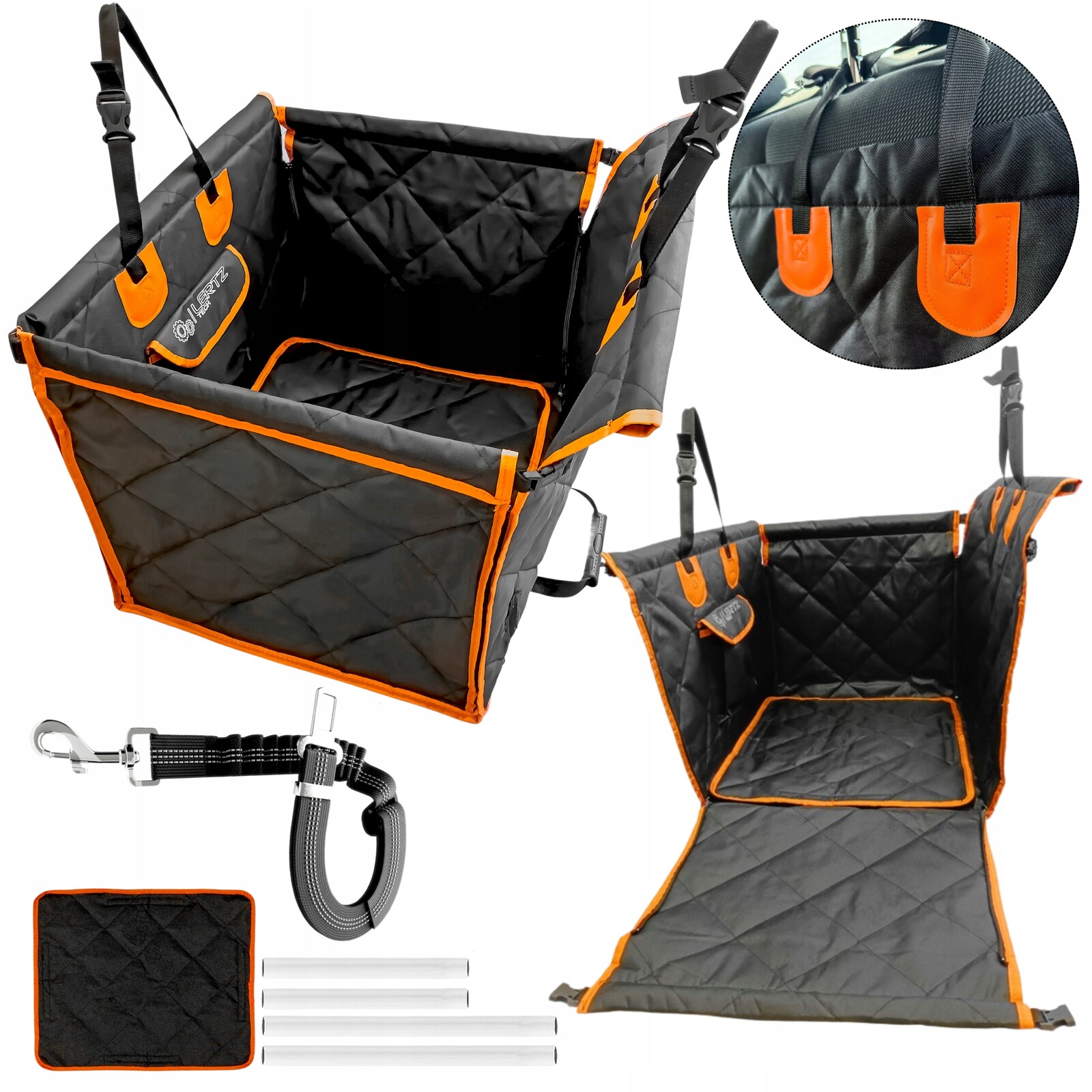 Autosedačka Přepravní Podložka Pro Psa Nebo Kočku Lertz