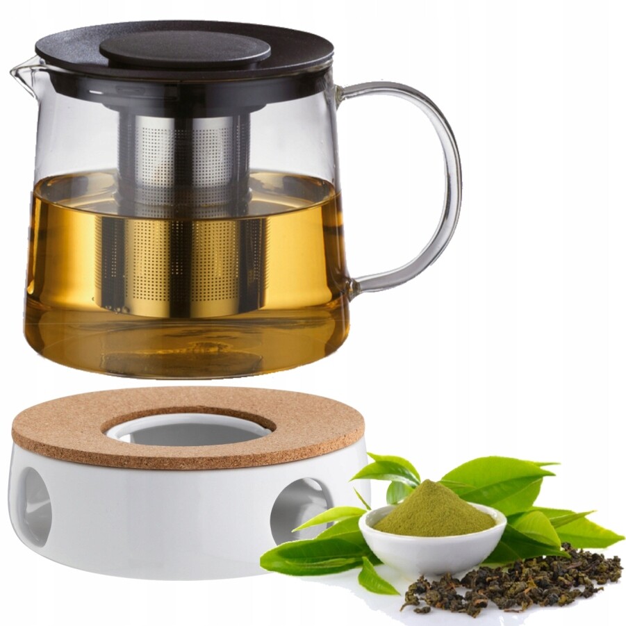 Čajová konvice se sítkem Florina Baron 1,5 l na bylinkový čaj ohřívač