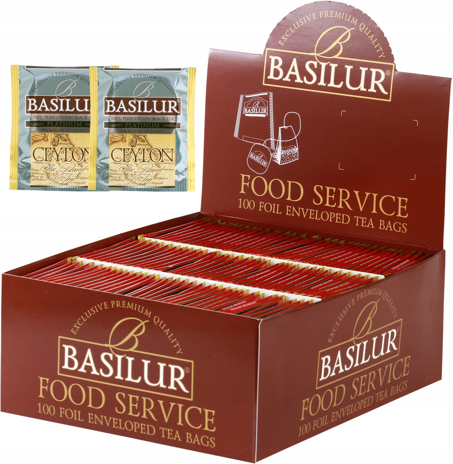 Basilur Silný cejlonský černý Čaj 100 sáčků