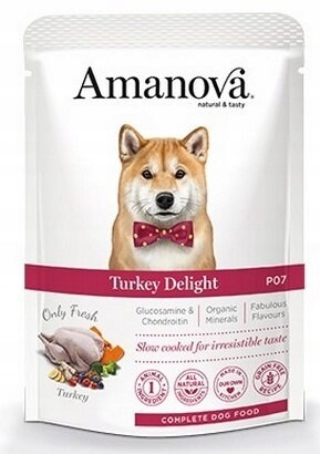 Amanova Adult Krůta Krmivo psy v kapsách Krůta 12x100g
