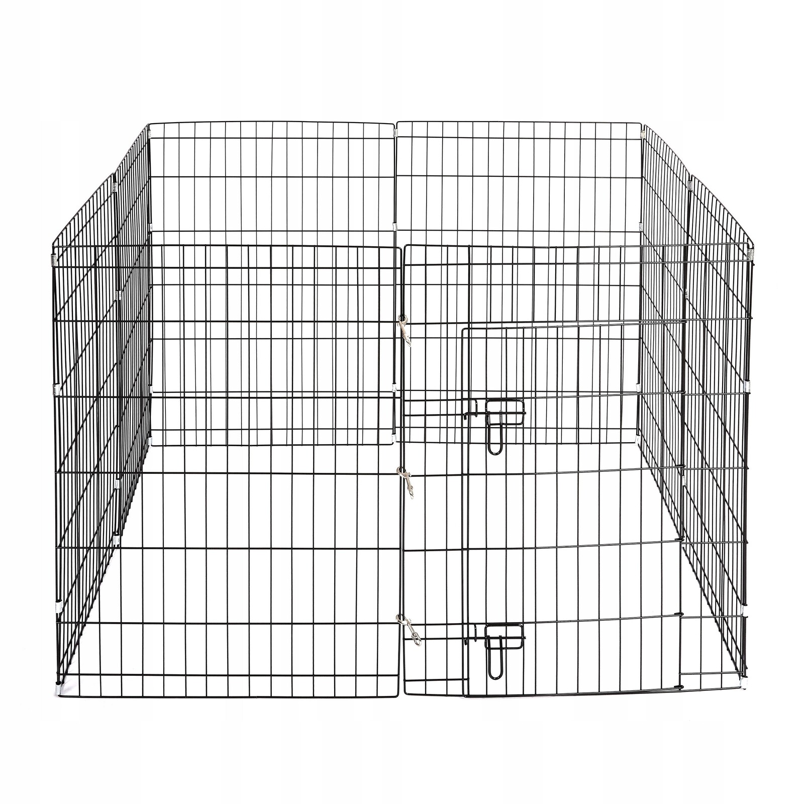 Kotec pro psa L Light bez prahu, skládací, kovová výběhová část