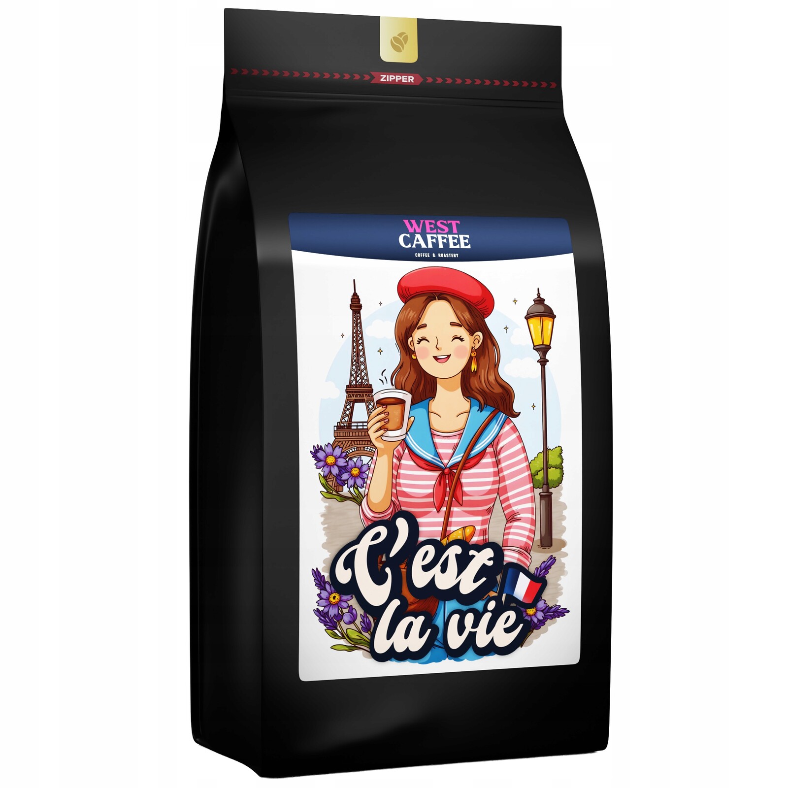 Káva zrnková Cest La Vie 1 kg Arabica x Robusta France Blend