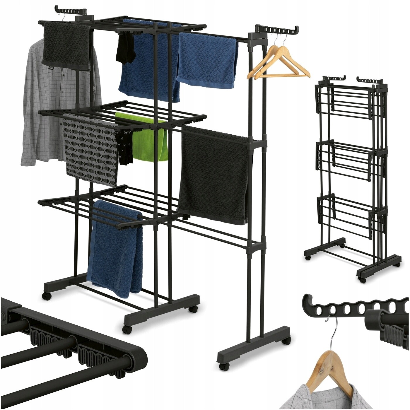 Volně stojící vertikální Sušák Konighoffer 66-66 cm