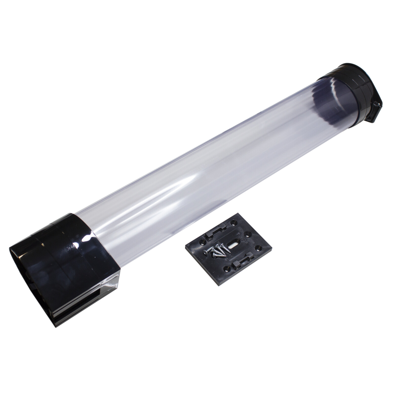 Jednorázový dávkovač kelímků, černý plastový Dávkovač 1 Ks