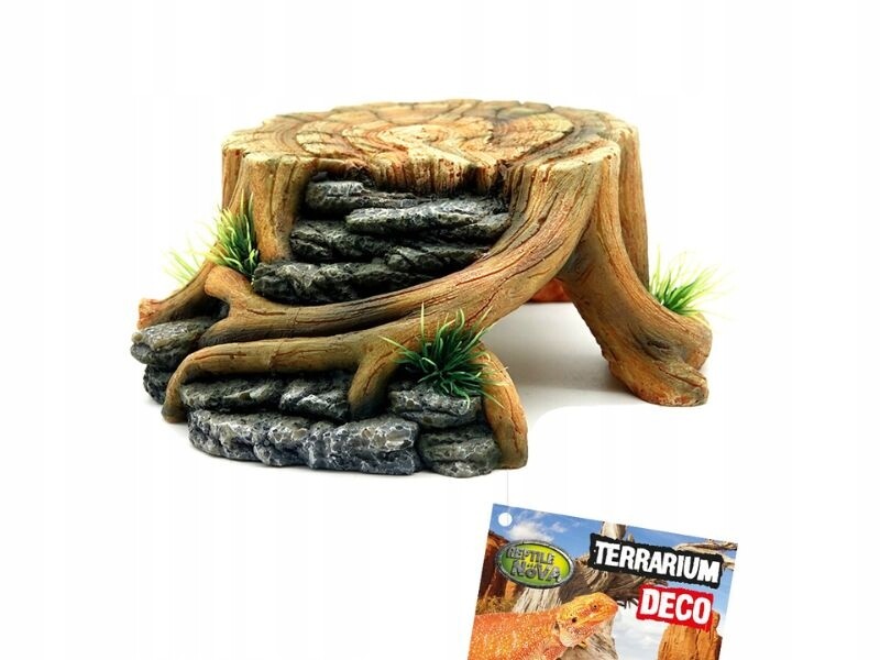 Úkryt kmene stromu do terária velikost 23x22x9 cm