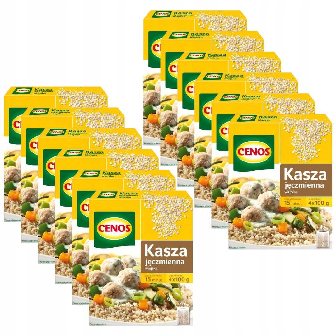 Ječná krupice Cenos Country 400 g (4 x 100 g) x 12 kusů