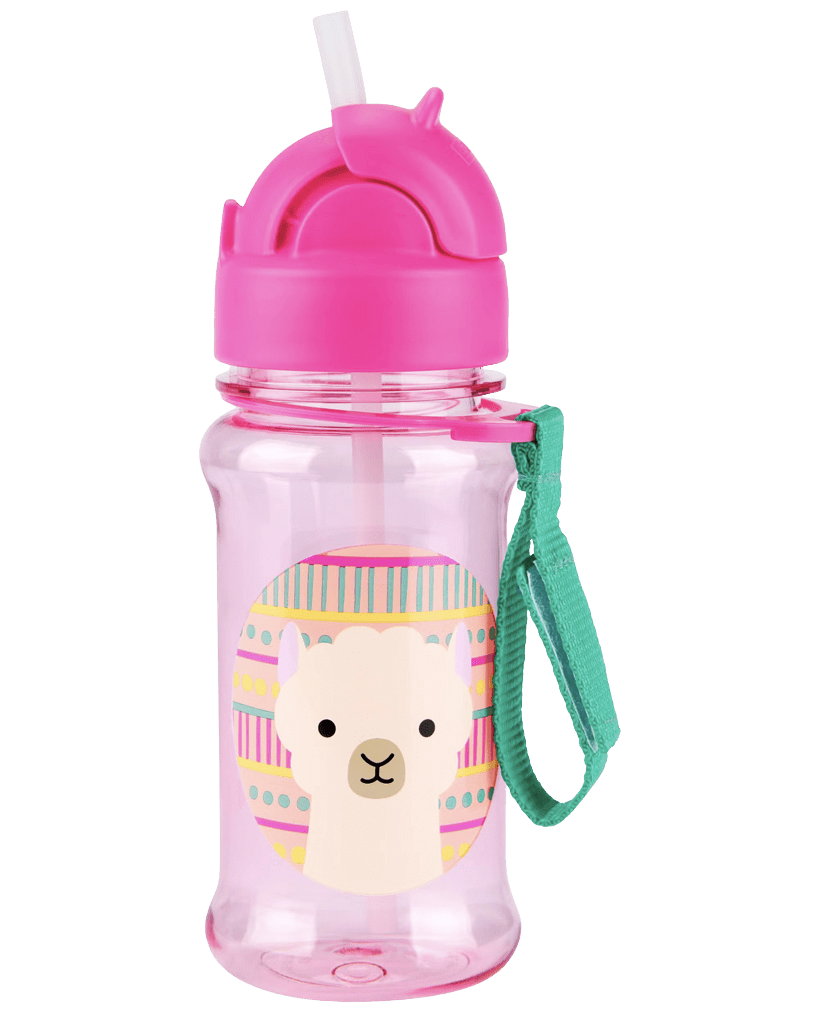 SKIP HOP Zoo tritan Láhev s brčkem Llama 12m+ 355 ml
