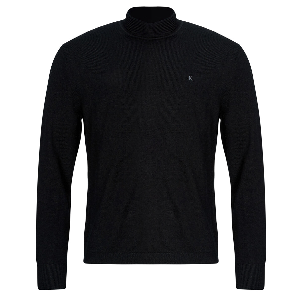 Calvin Klein Jeans  LS MERINO MOCK NECK SWTR  Černá