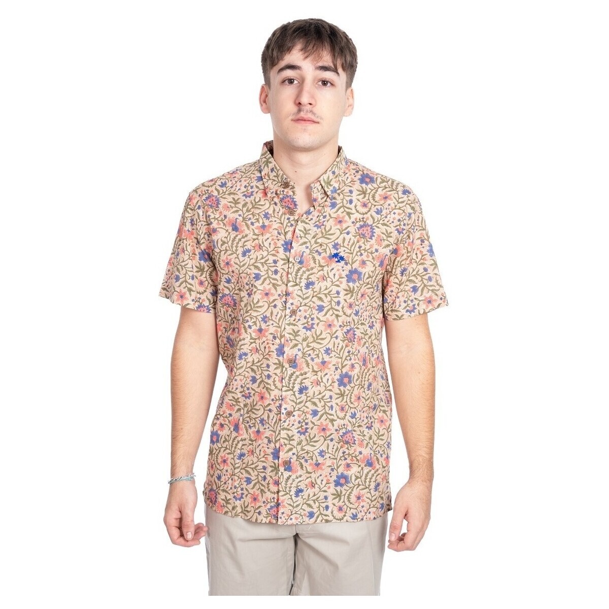 Isla Bonita By Sigris  Pánská Košile  Béžová