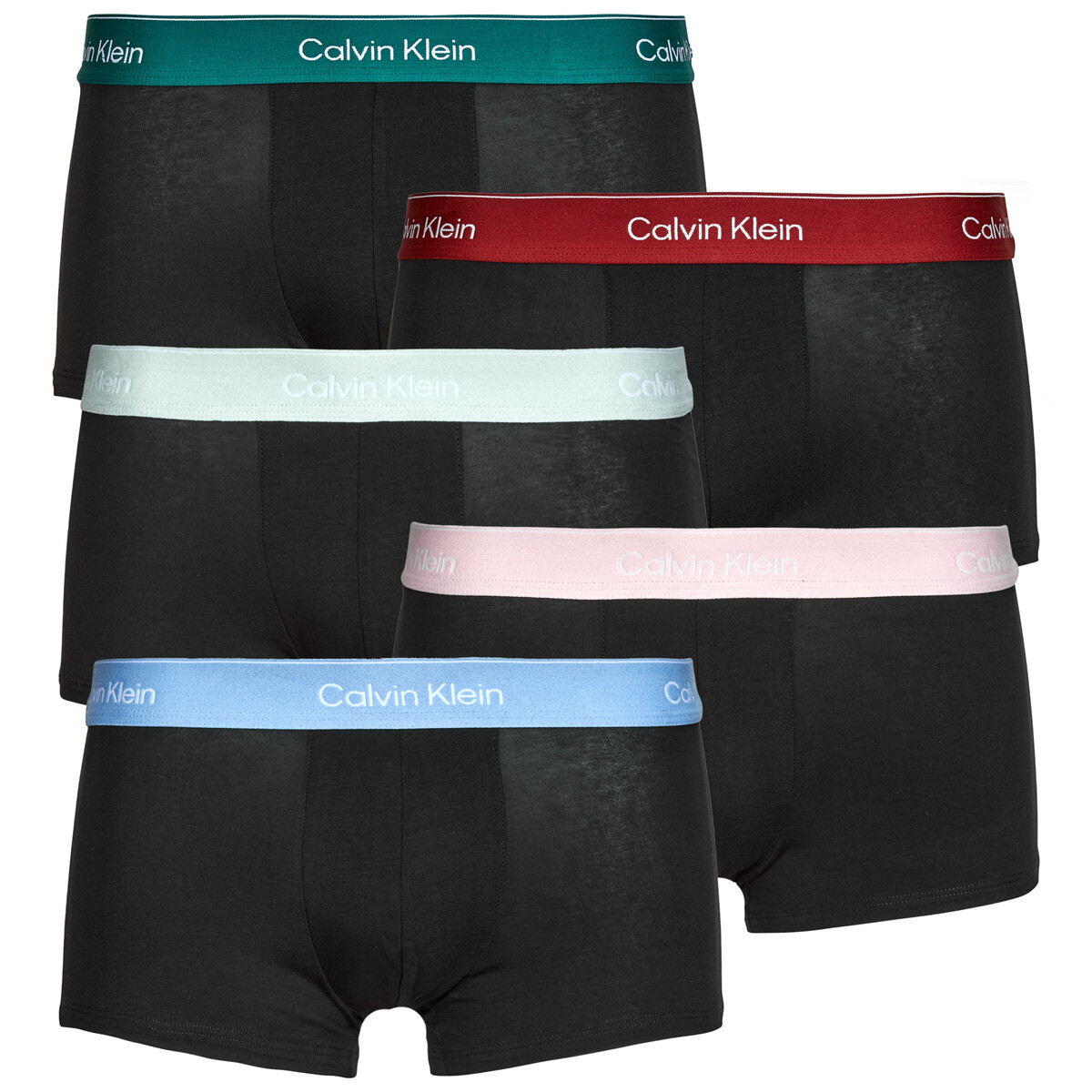 Calvin Klein Jeans  LOW RISE TRUNK 5PK X5  Černá