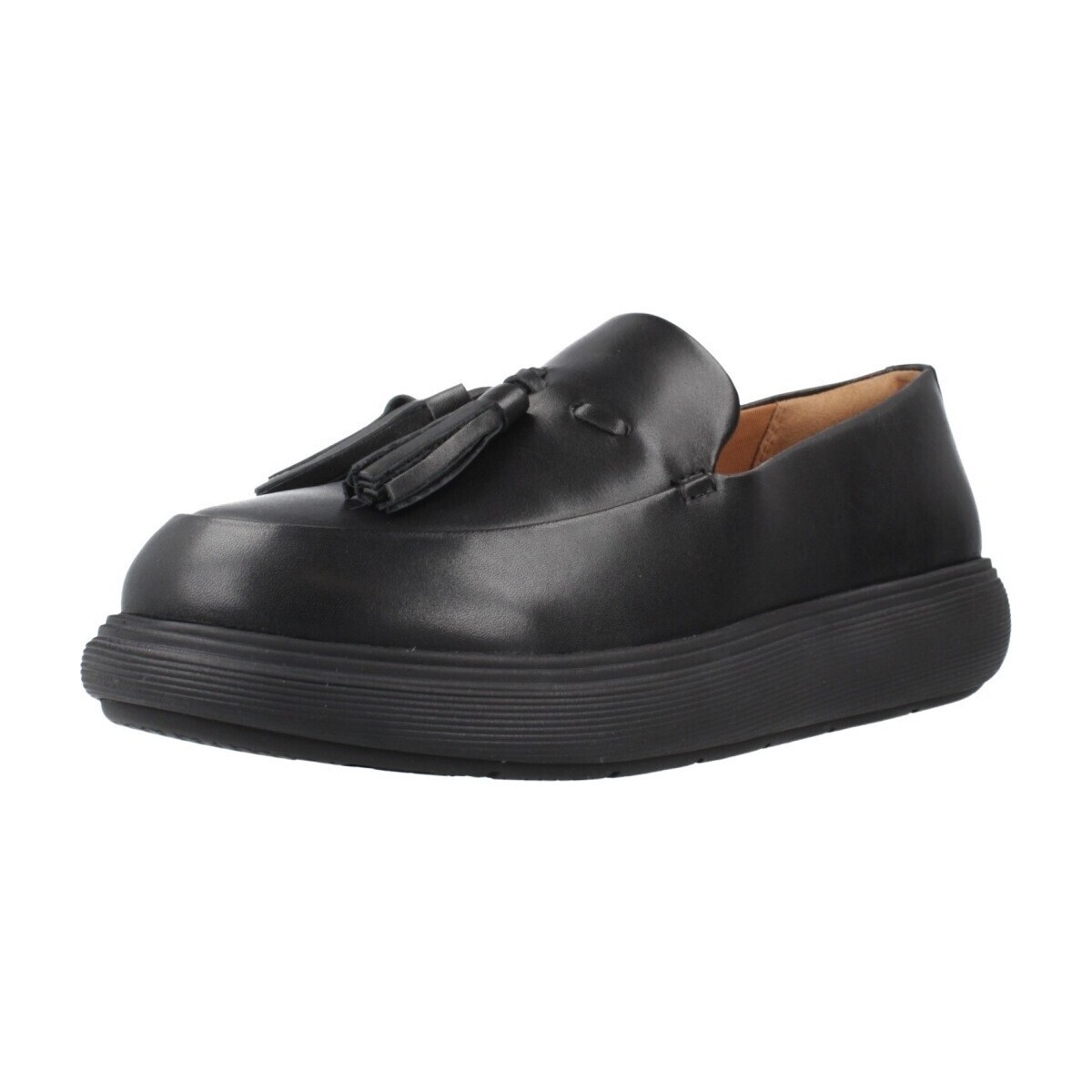 FitFlop  COMFF TASSEL LEATHER LOAFER  Černá