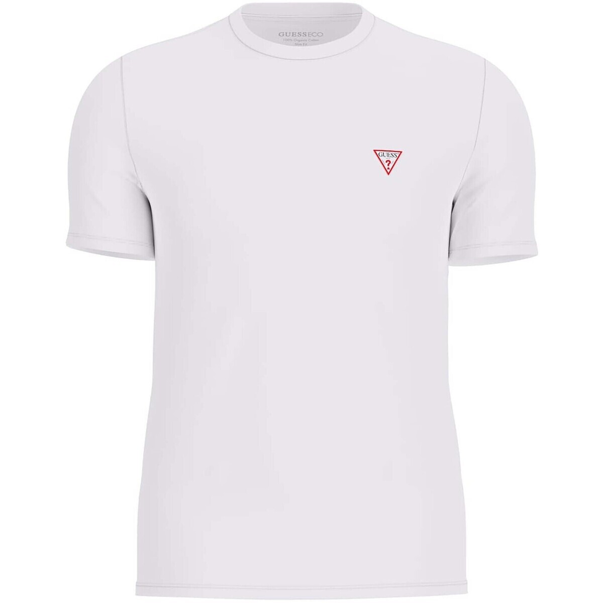 Guess  Cn Ss Core Tee  Bílá