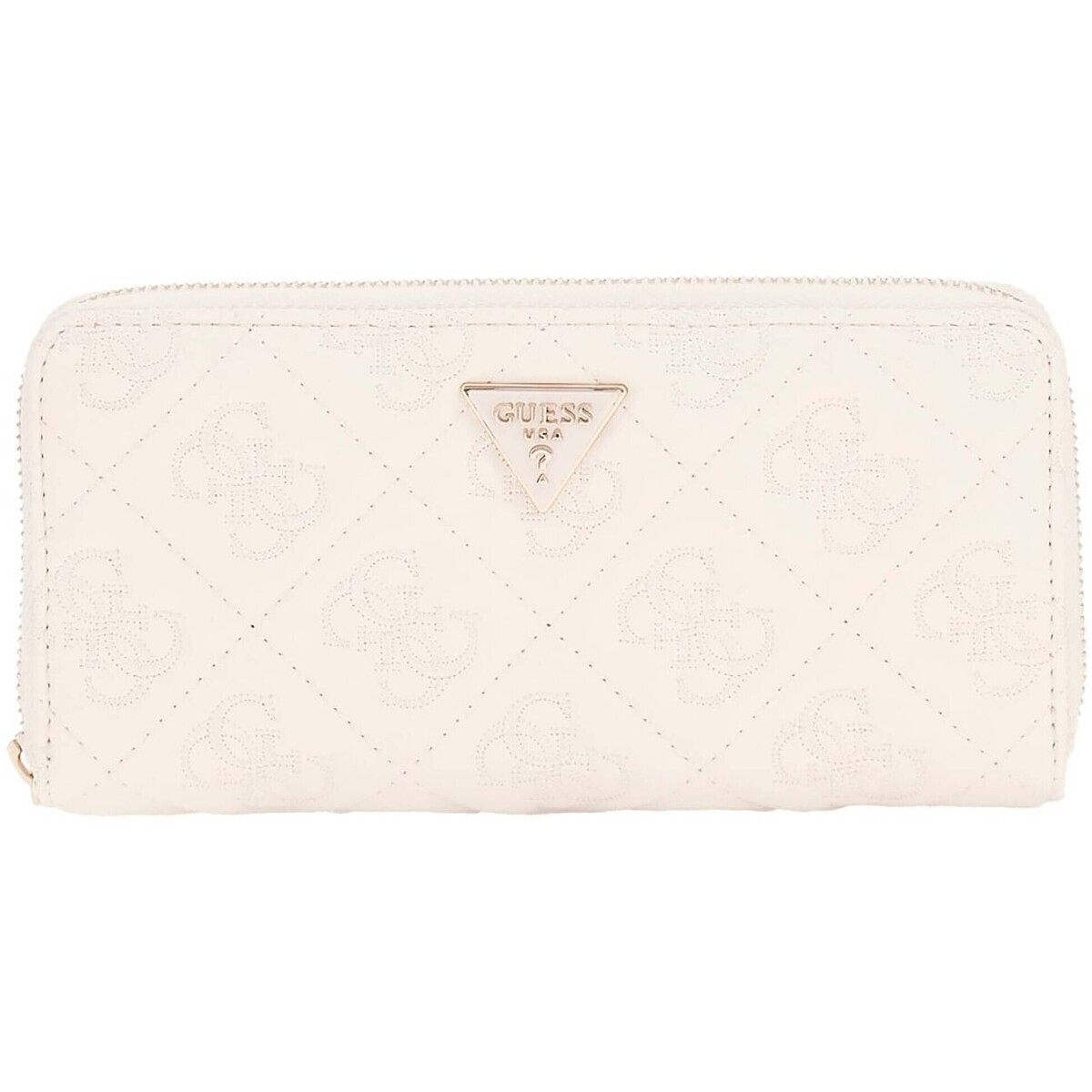 Guess  Adelasia Slg Large Zip Around  Bílá