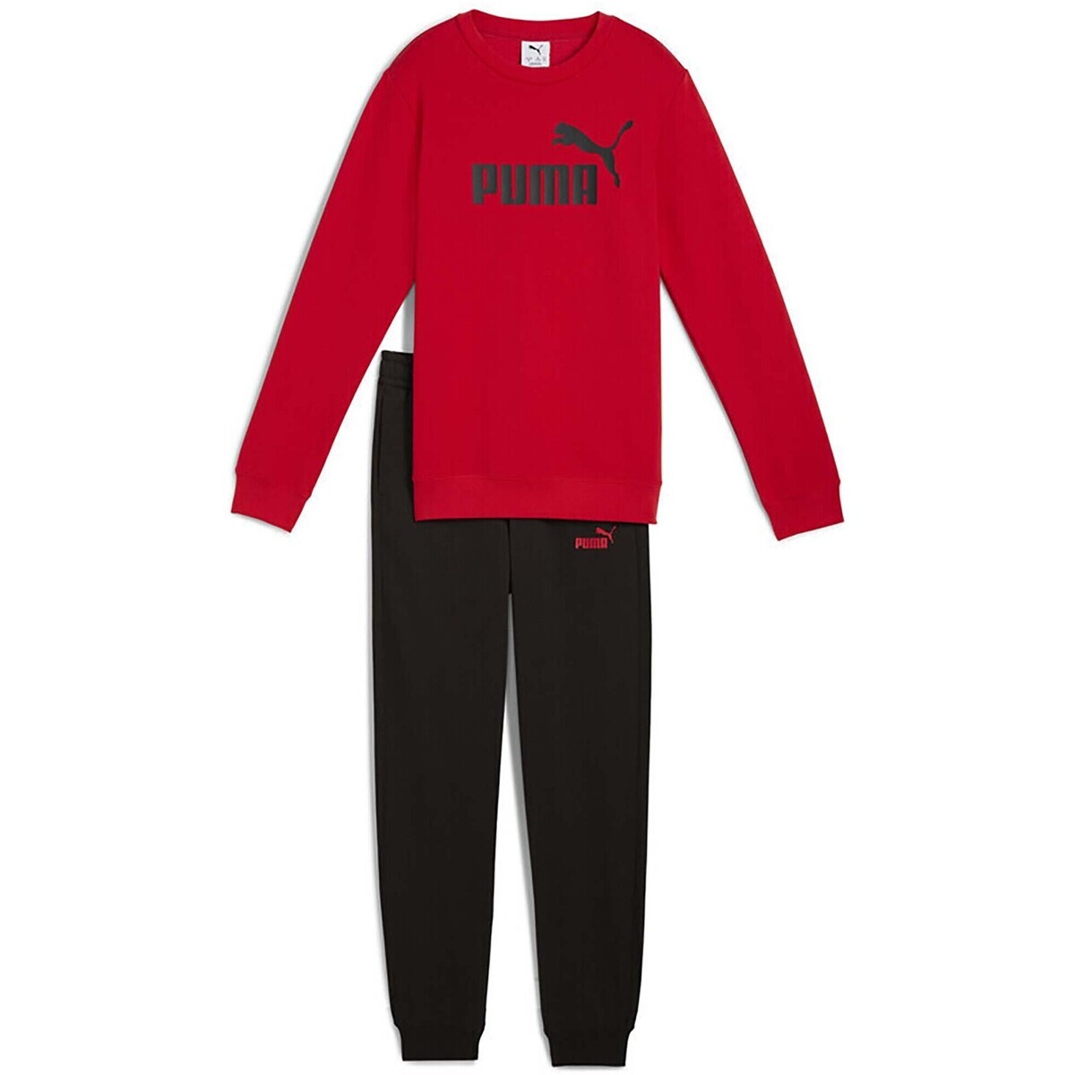 Puma  Ess No.1 Logo Crew Sweat Suit Fl B  Červená