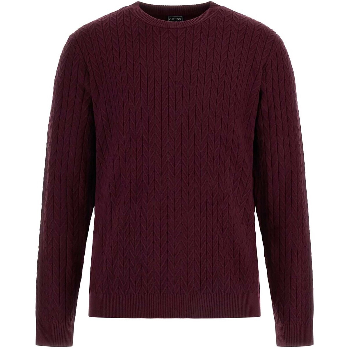 Guess  Ls Cn Ivan Chevron Swtr  Zelená