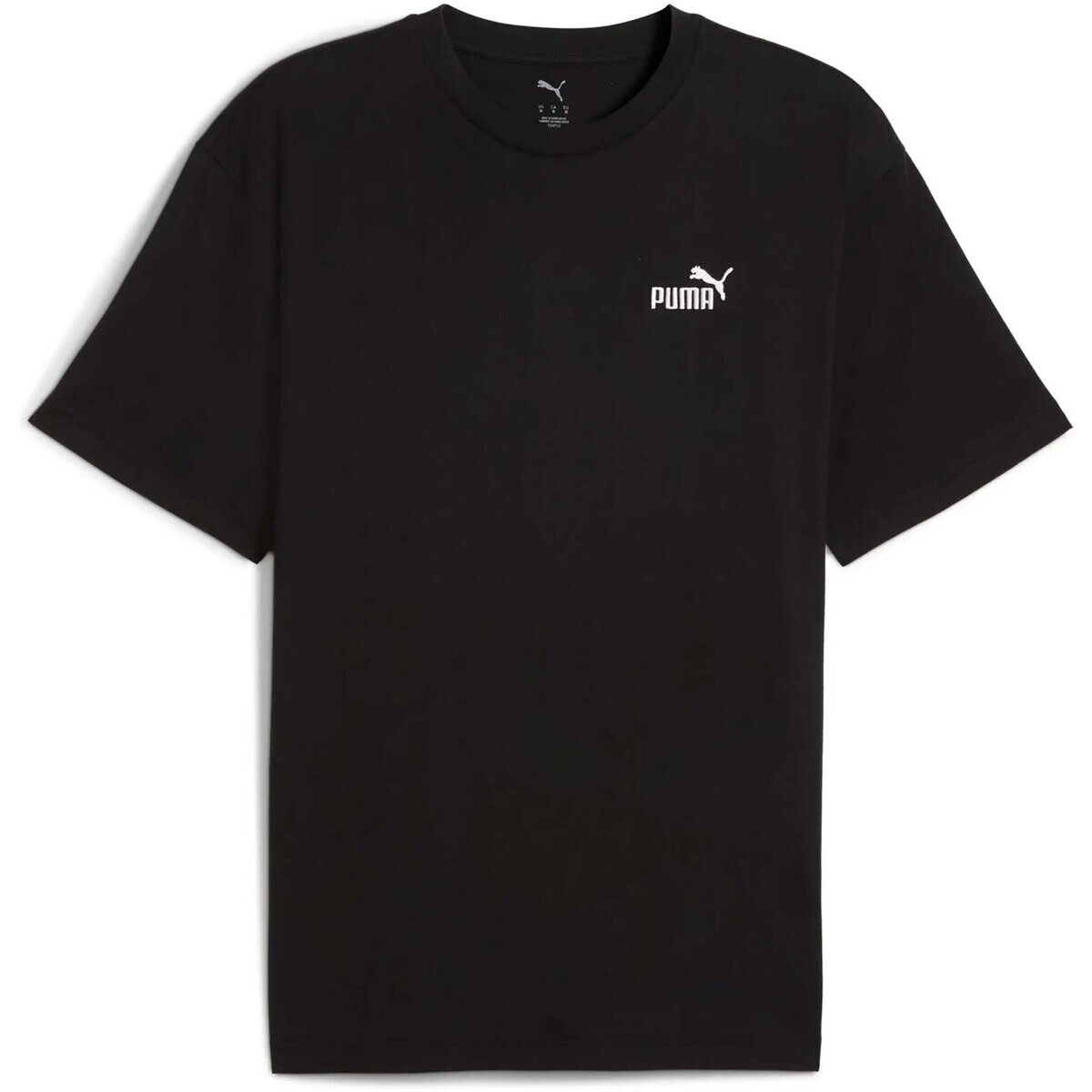 Puma  Ess Relaxed Small No. 1 Logo Tee  Černá