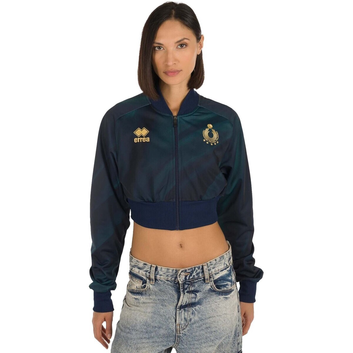 Errea  Naz. Italia Volley Crop Ad  Zelená