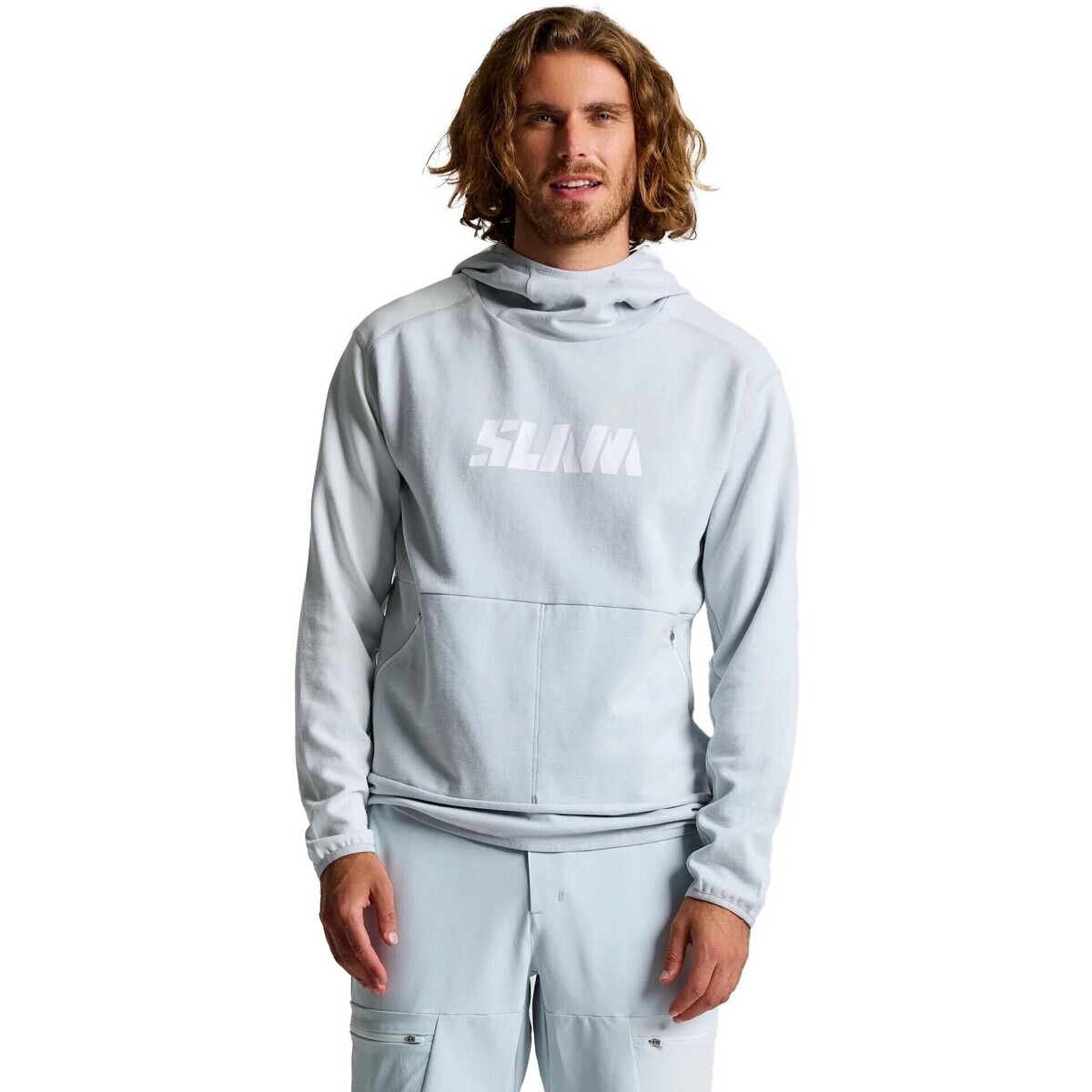Slam  Graphic Hoodie  Šedá