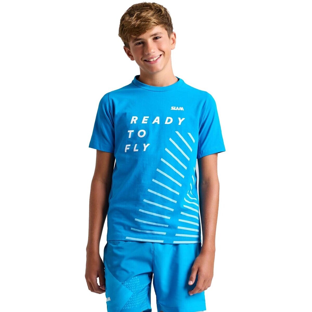 Slam  Foil Jr T-Shirt Ss  Modrá