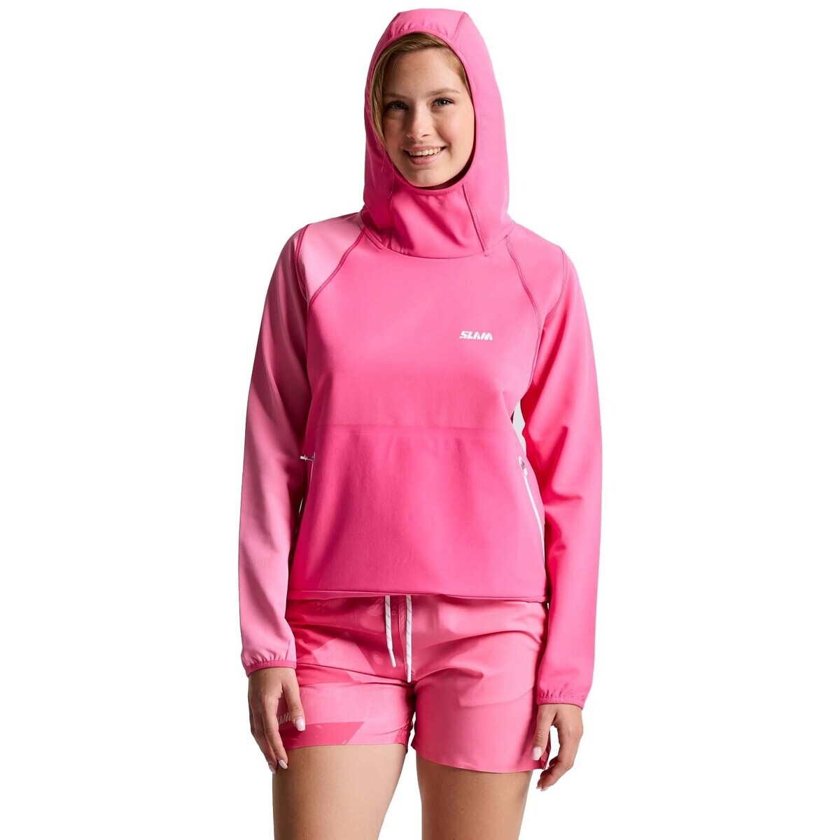 Slam  Foil Ws Tech Hoodie  Růžová