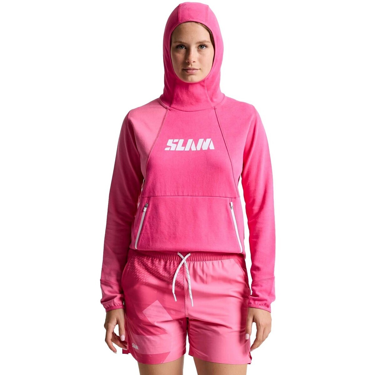 Slam  Graphic Ws Hoodie  Růžová