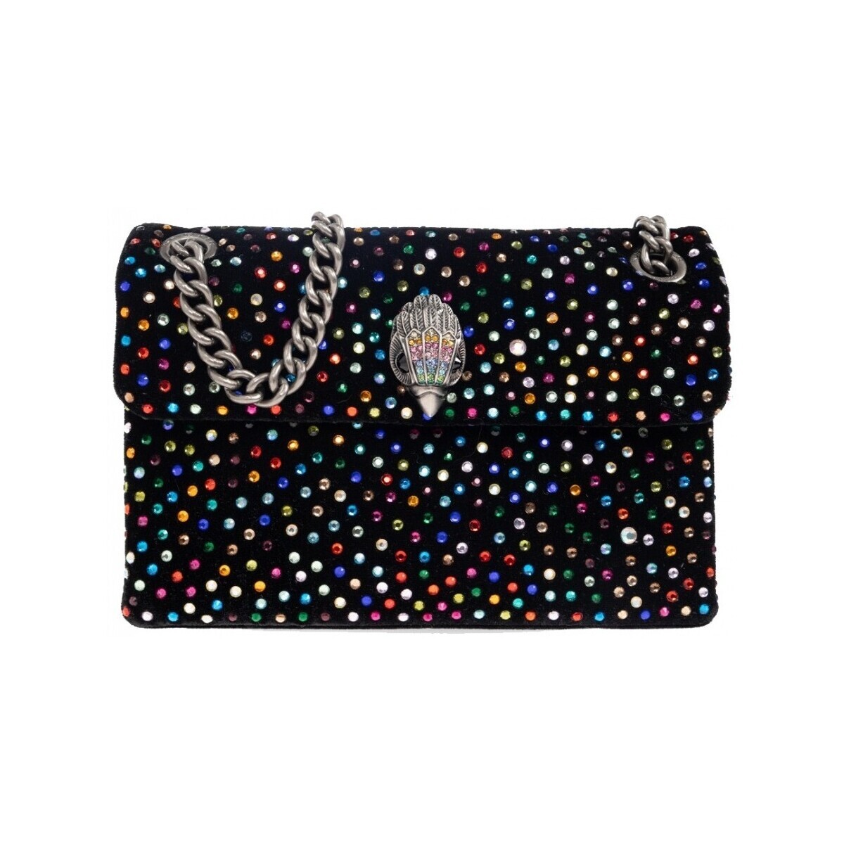 Kurt Geiger London  VELVET MINI KENSINGTON  Černá