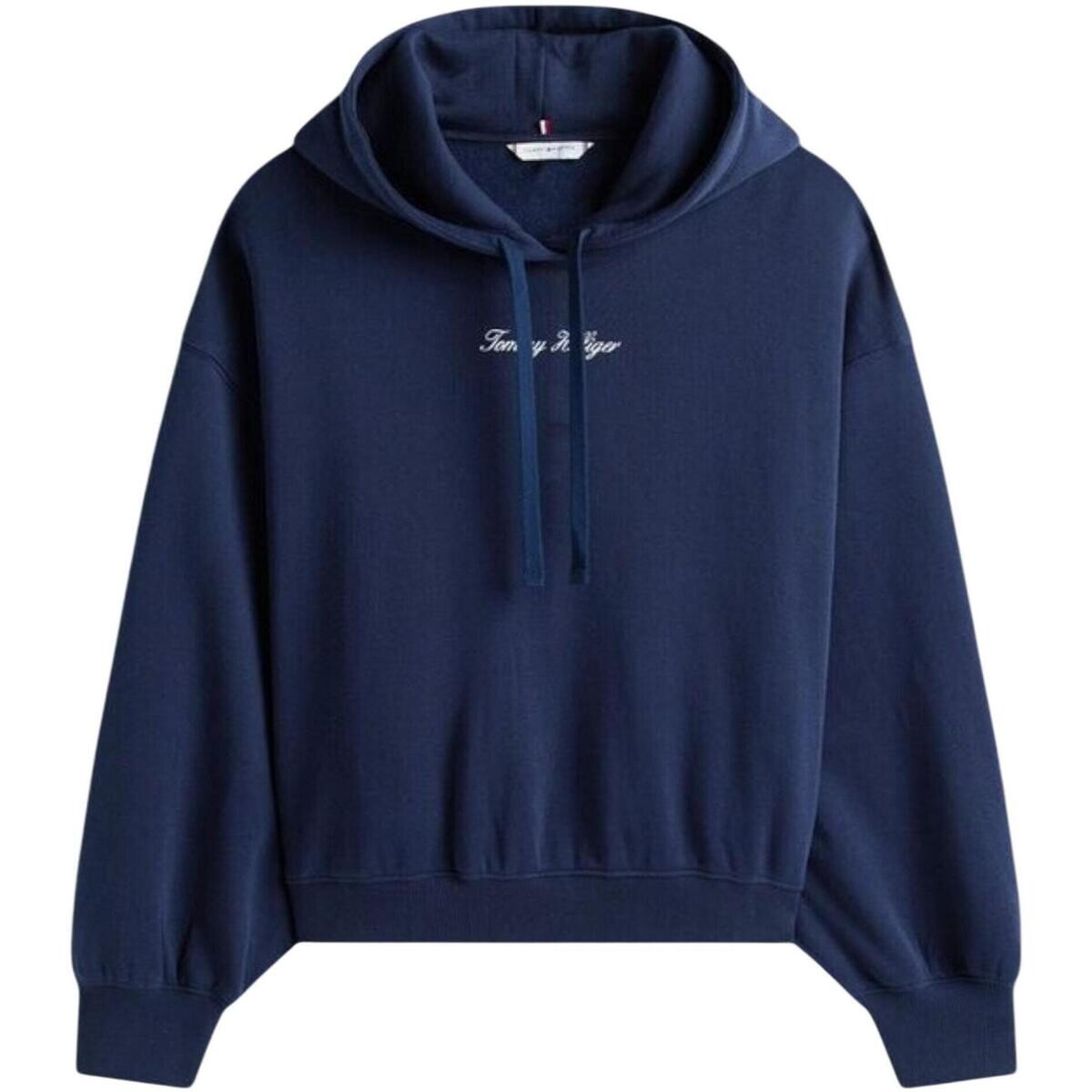 Tommy Hilfiger  CLASSIC SCRIPT FLEEC WW0WW47459  Modrá