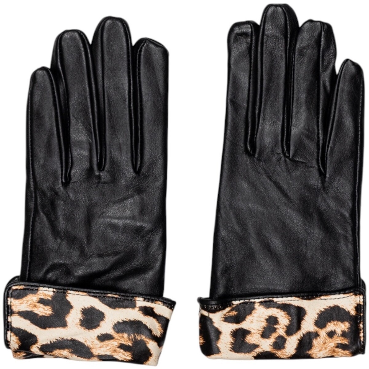 Pieces  Pcjeora Smart Leather Gloves 17160028  Černá
