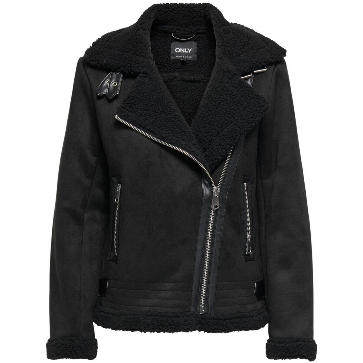 Only ONLNEWDIANA LIFE AVIATOR JACKET CC OTW 15304775 Černá