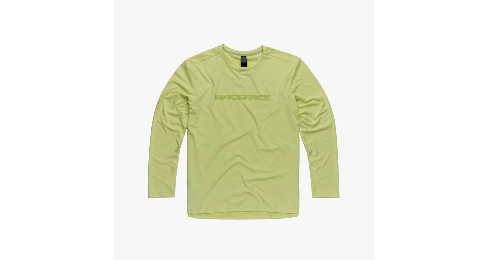 RACE FACE SOFTGOODS Pánský dres Race Face Commit Tech Top dl.rukáv - tea green Velikost: XXL