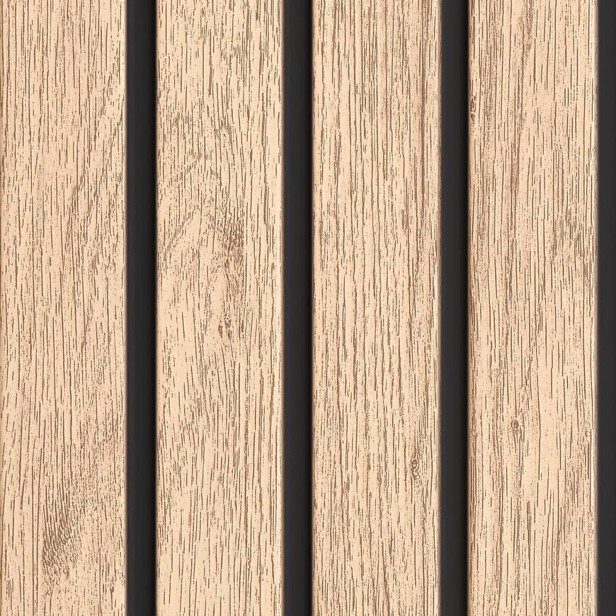 Lamelowy panel FRONTO V-BLACK Svetly dub 0,25x2,95M