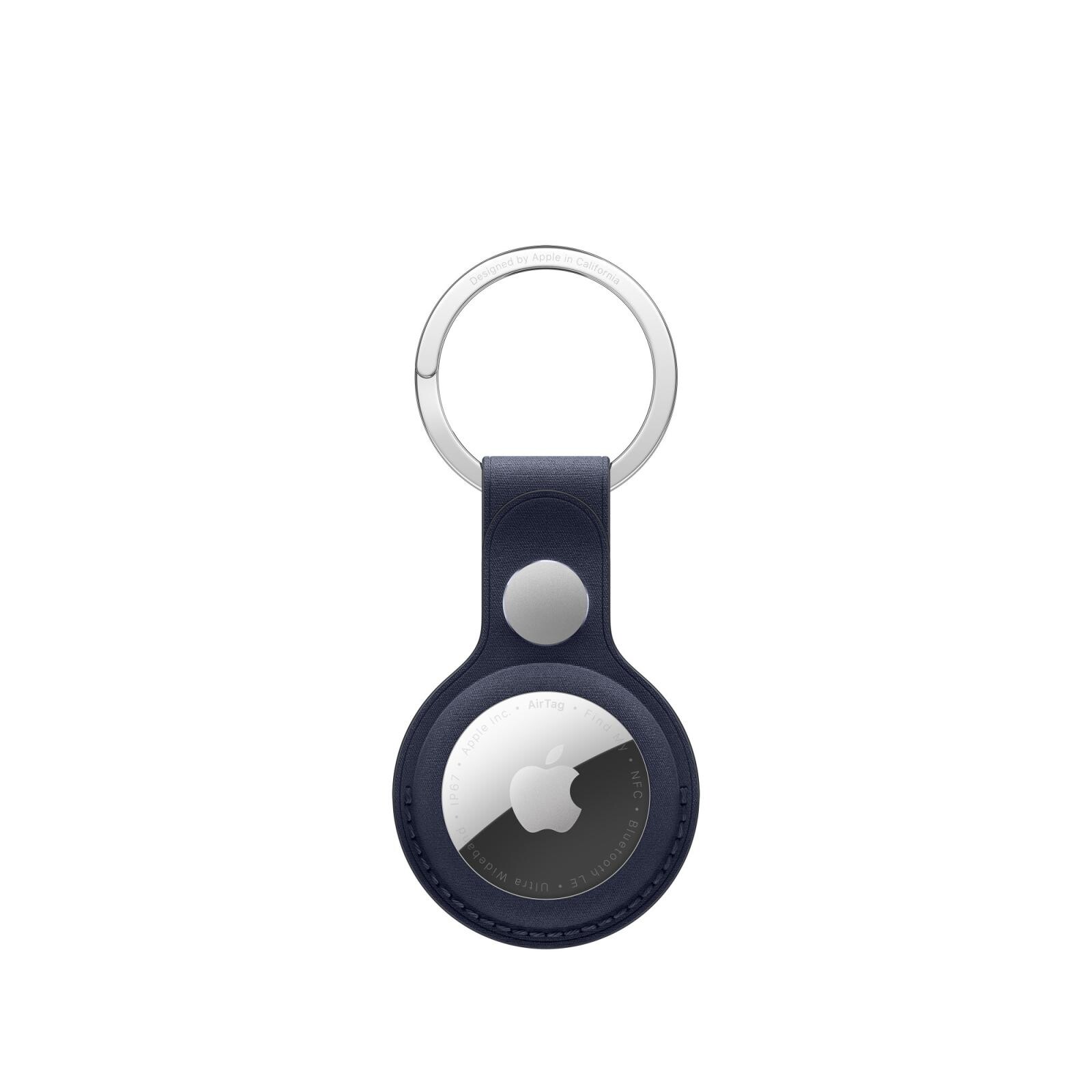 AirTag FineWoven Key Ring - Navy