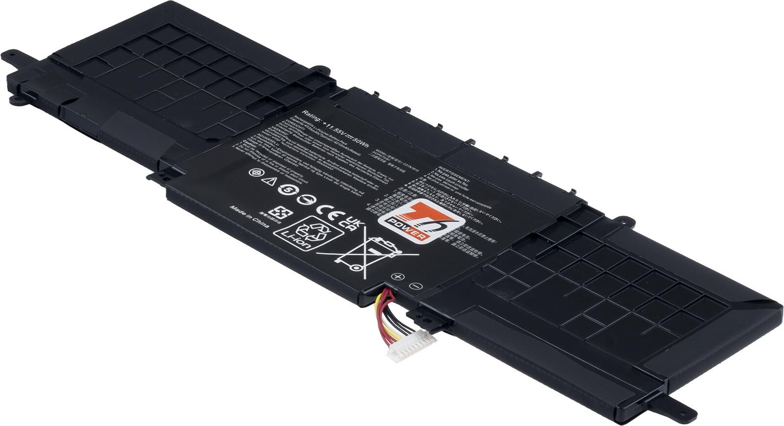 Baterie T6 Power Asus ZenBook UX333FA, UX333FN, 4335mAh, 50Wh, 3cell, Li-pol