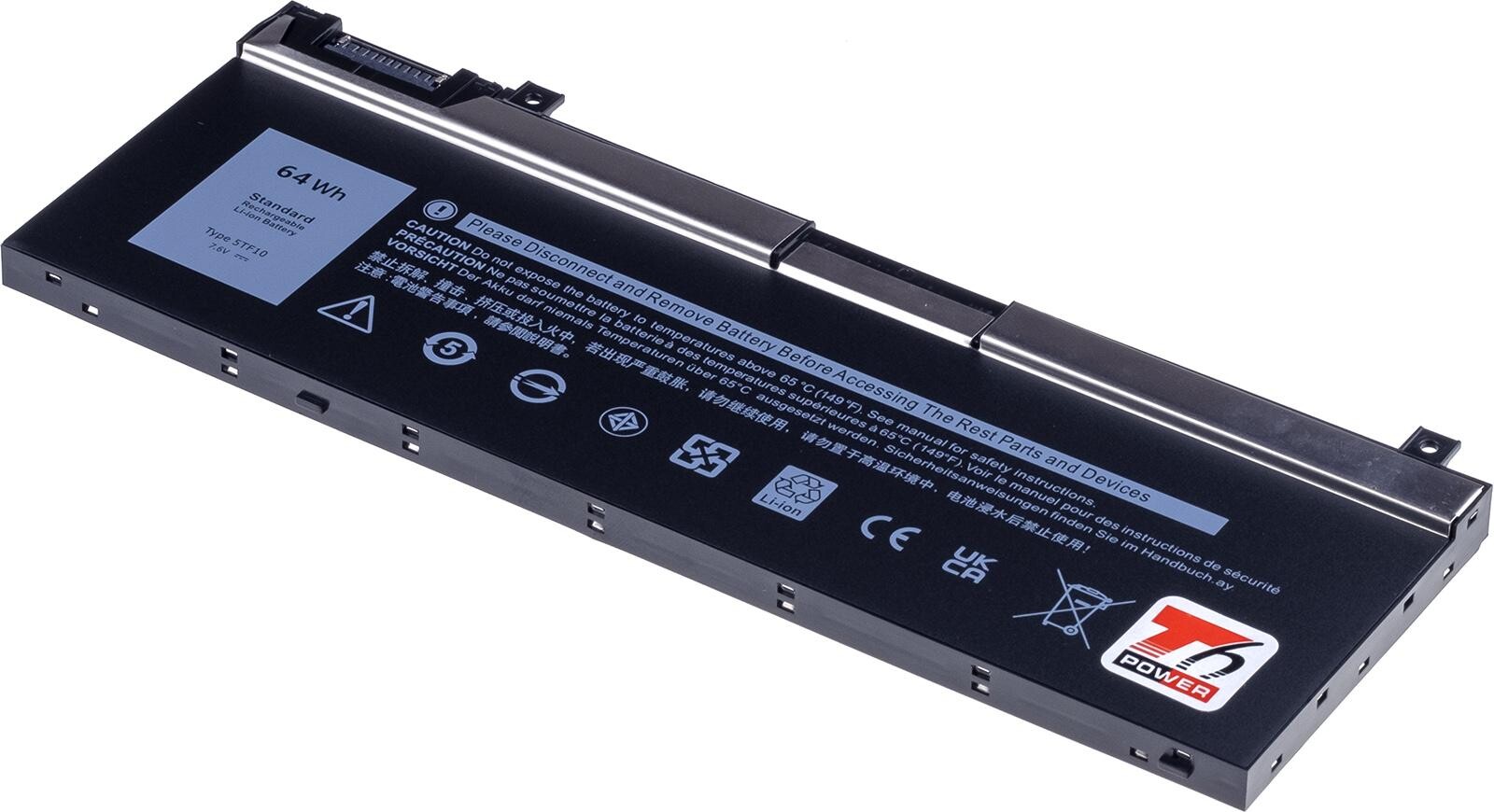 Baterie T6 Power Dell Precision 7530, 7540, 7730, 7740, 8420mAh, 64Wh, 4cell, Li-pol