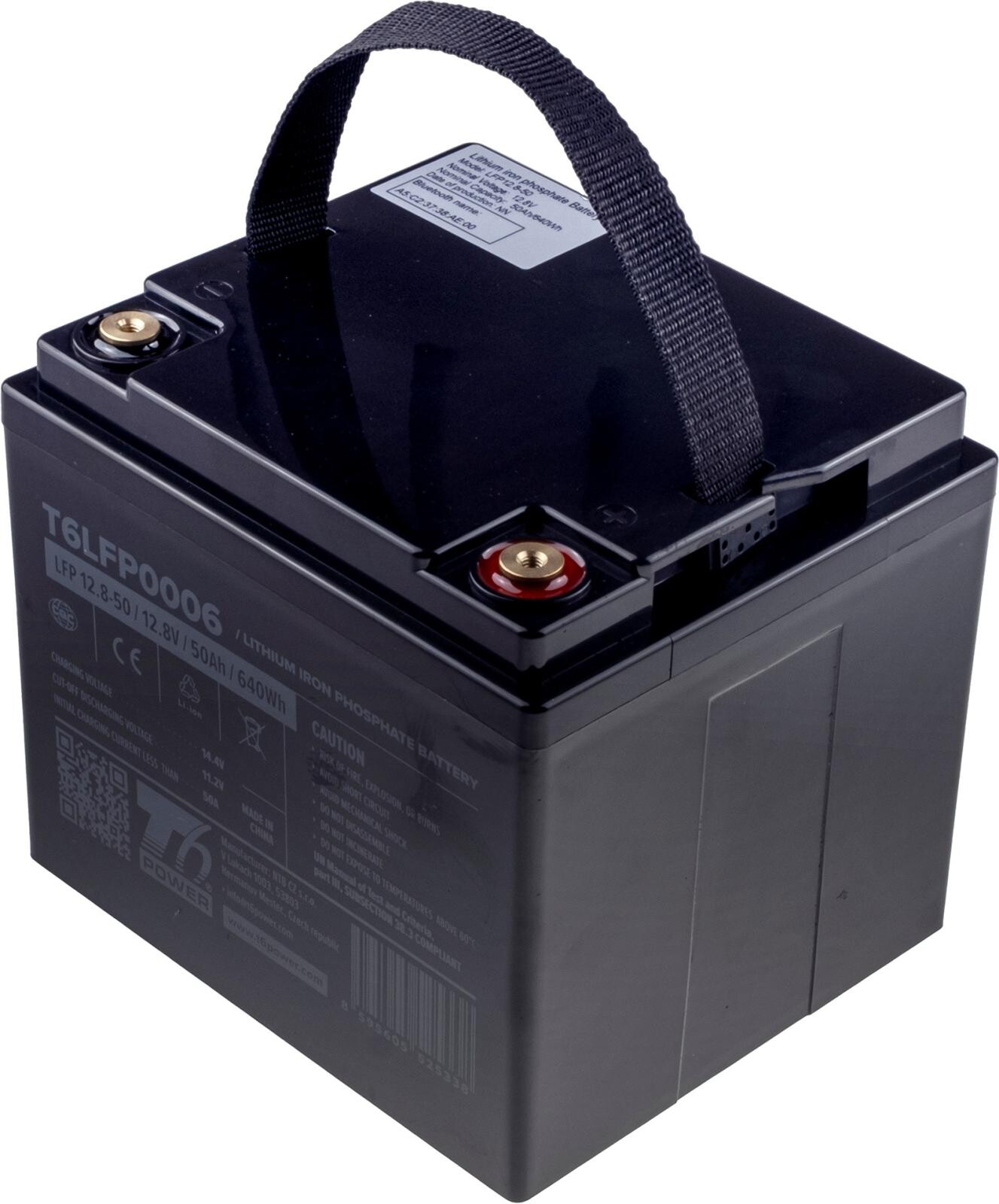 Baterie T6 Power LiFePO4, 12.8V, 50Ah, 640Wh, Bluetooth, T14