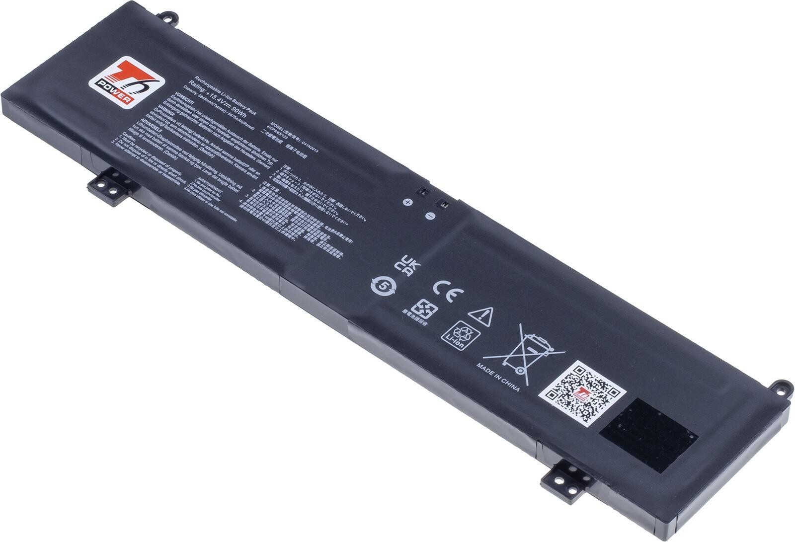 Baterie T6 Power pro Asus ROG Strix G15 G513, G17 G713, TUF A15 FA507, 5845mAh, 90Wh, 4cell, Li-pol