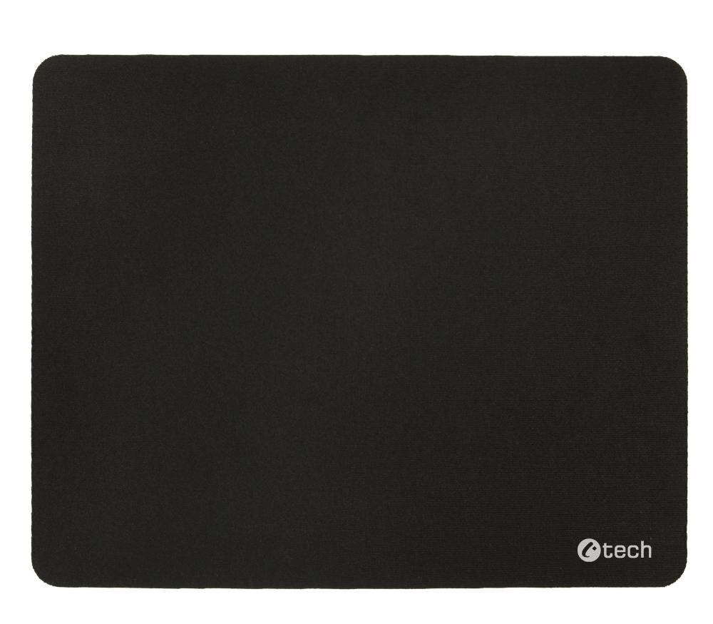 C-TECH Podložka pod myš MP-03BK, textilní, 220x180mm, černá