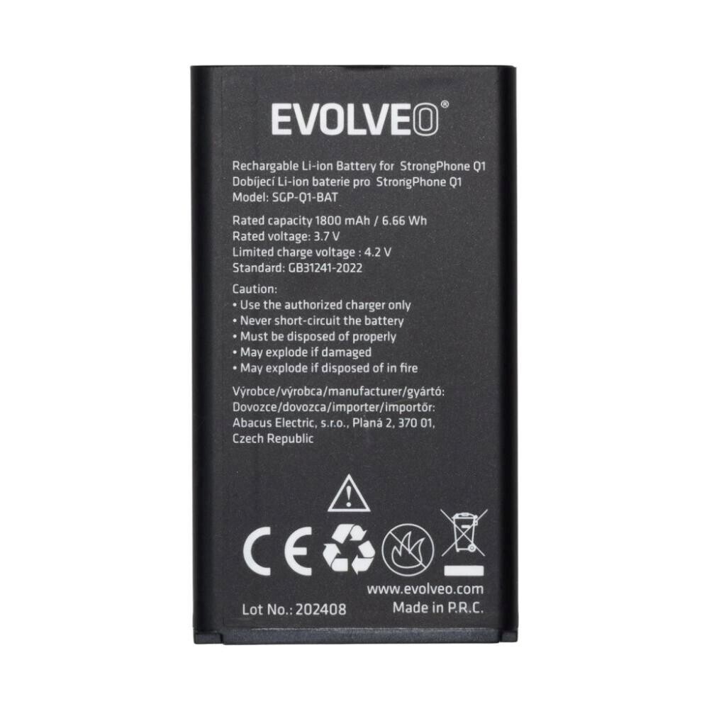 EVOLVEO originální baterie 1800 mAh pro StrongPhone Q1