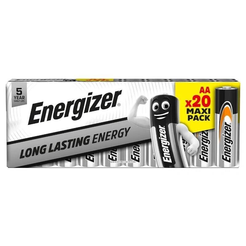Energizer LR6/20 Everyday AA family 20pack Alkalické