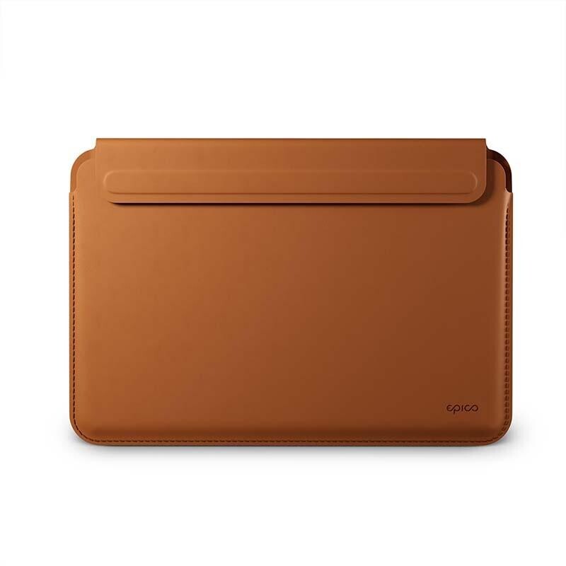 Epico Uni Leather Sleeve 14'' Laptops - hnědá