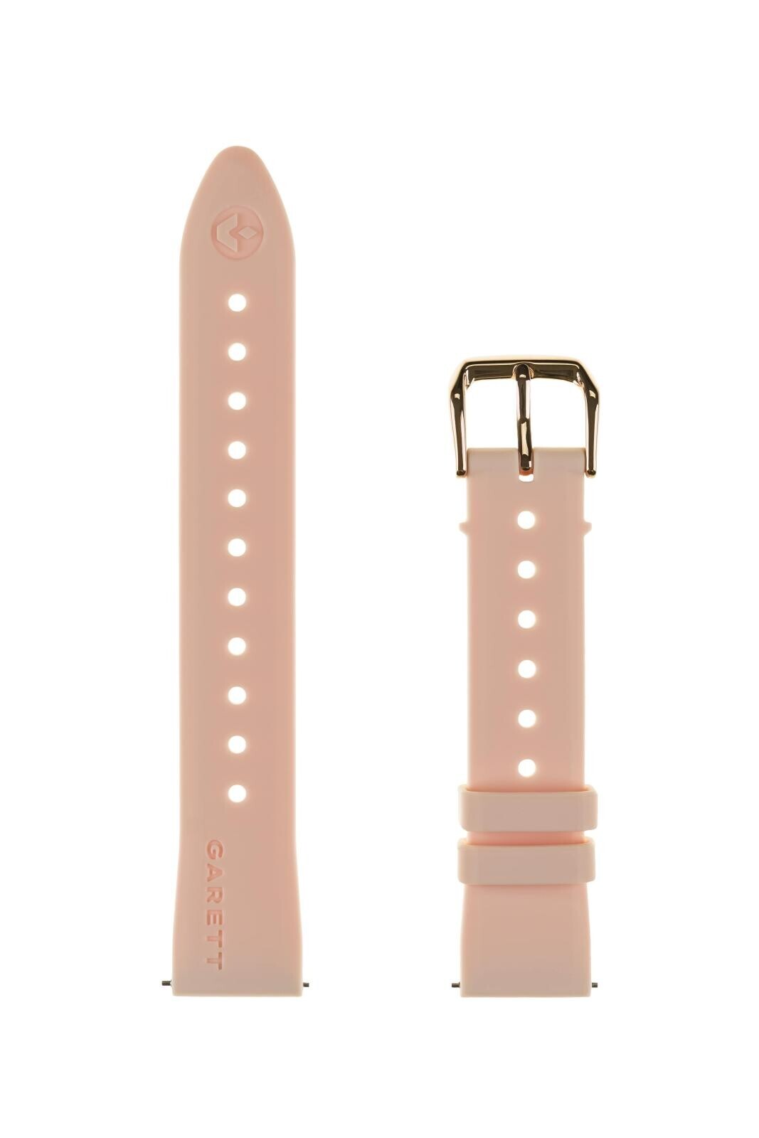 Garett univerzální řemínek 18 mm, růžový, silikonový