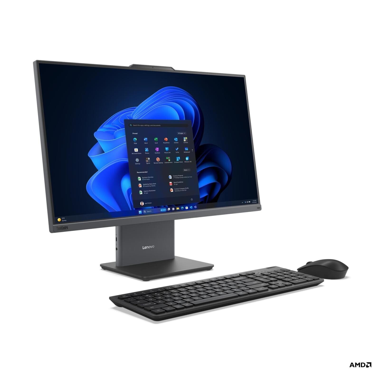 LENOVO PC ThinkCentre neo 55a-24 AiO G6 - Ryzen7 250, 23.8\